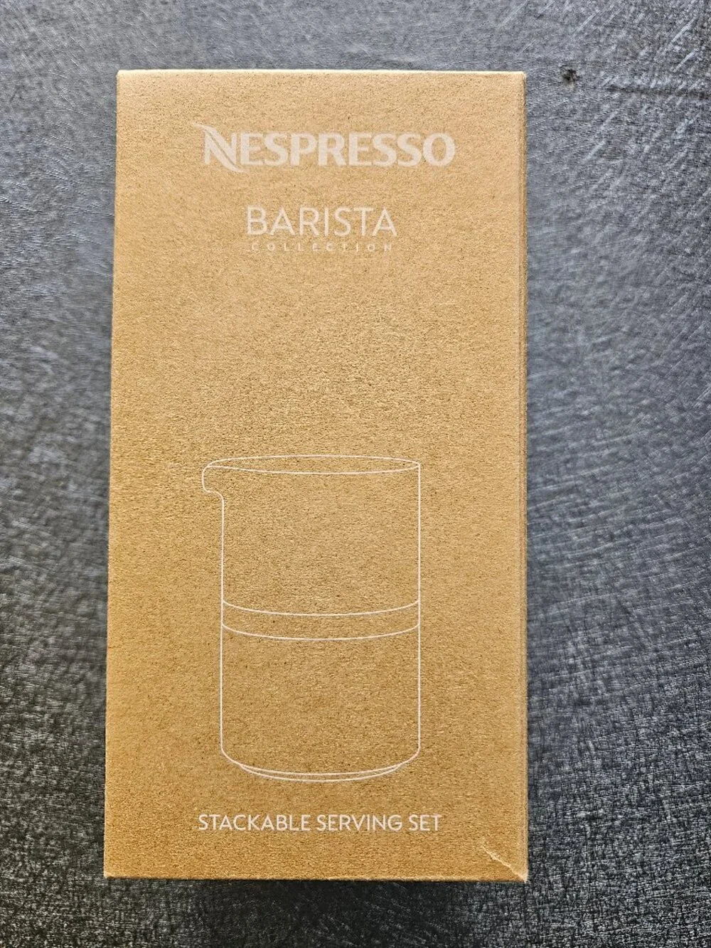 Nespresso Stackable Serving Set - Cream & Sugar